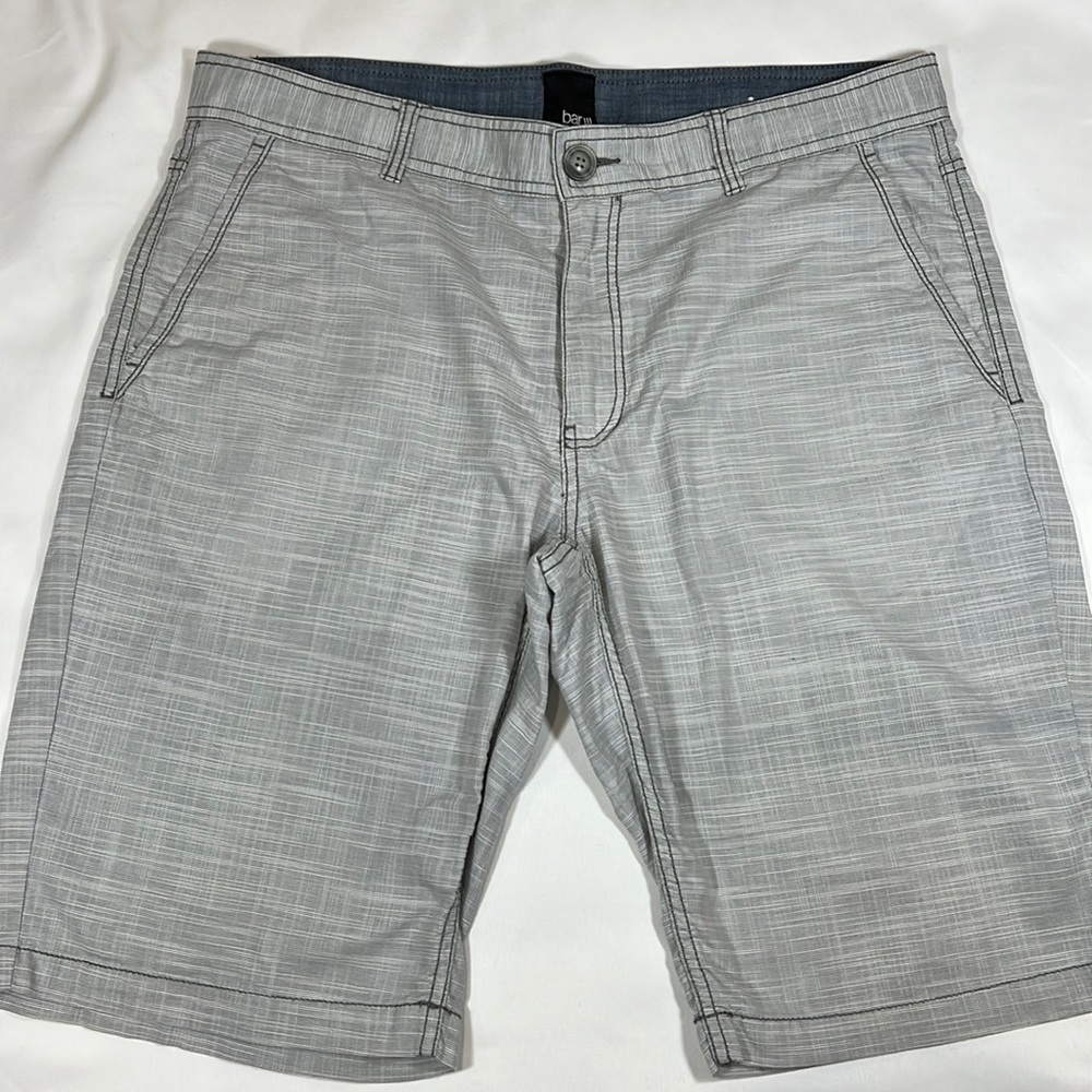 Bar III Mens Light Grey Shorts Size 36